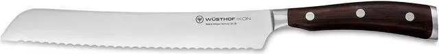 Main image of Wusthof Ikon Blackwood 8 Inch Bread Knife