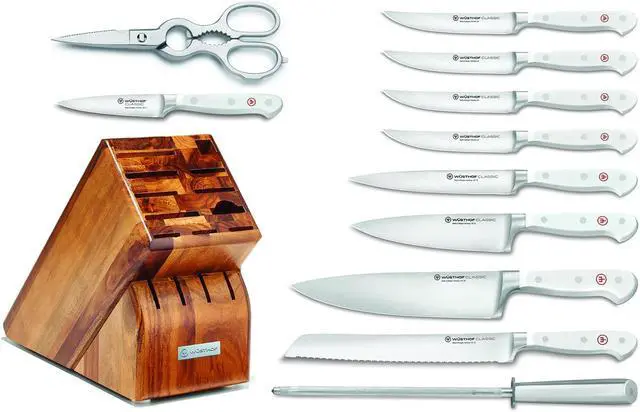 Alt view image 2 of 4 - Wusthof Classic White Twelve Piece Knife Block Set