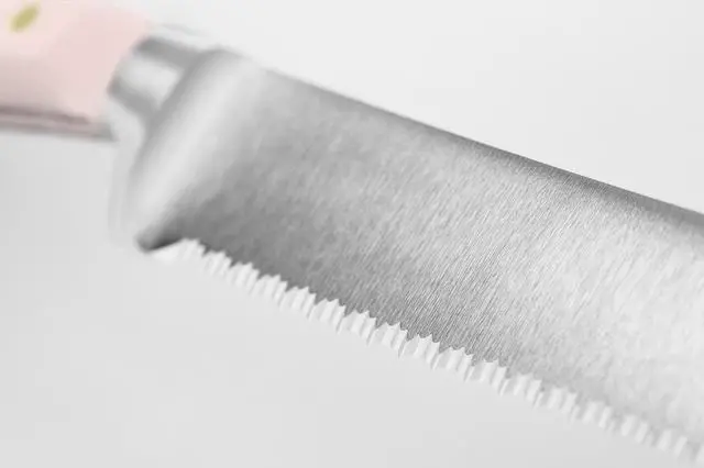 Alt view image 2 of 5 - Wusthof Classic 9-Inch Double Serrated Bread Knife, Pink Sea Salt