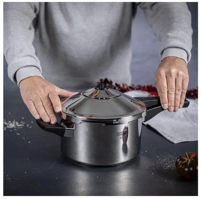 Alt view image 8 of 11 - Kuhn Rikon Duromatic Saucepan 3.5 Qt