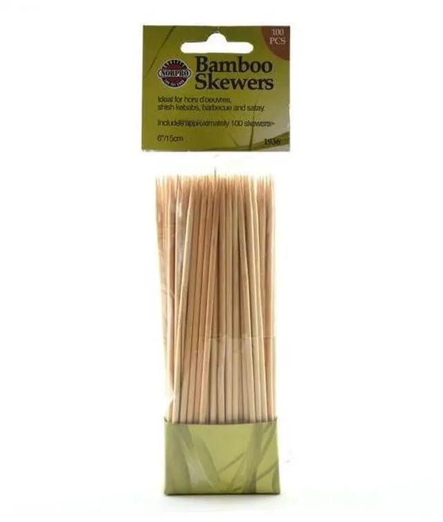 Alt view image 5 of 5 - Norpro 6-Inch Bamboo Skewers, Set of 100