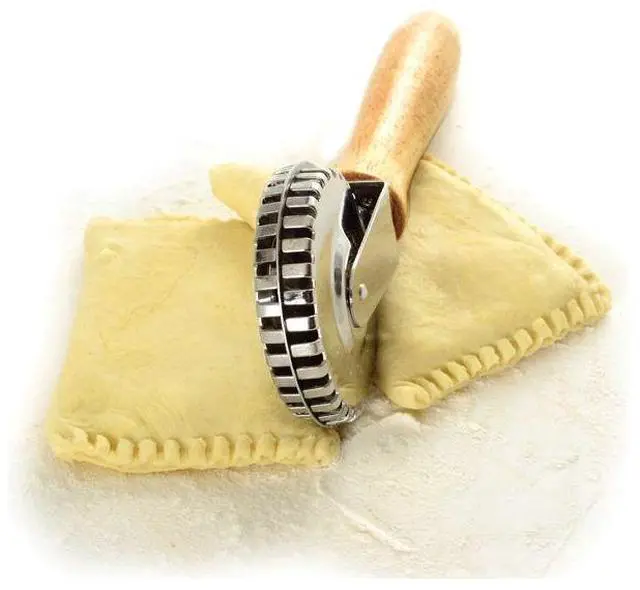 Alt view image 4 of 4 - Norpro Stainless Steel Pastry and Pasta Crimper, Cutter, and Sealer, Silver