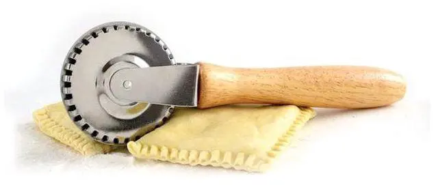 Alt view image 2 of 4 - Norpro Stainless Steel Pastry and Pasta Crimper, Cutter, and Sealer, Silver
