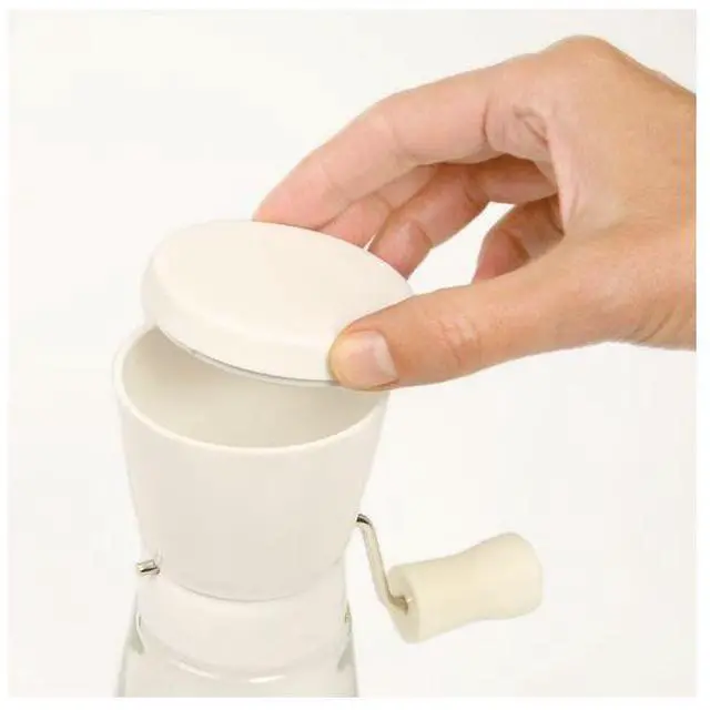 Alt view image 3 of 5 - Norpro Glass Nut and Topping Chopper, White