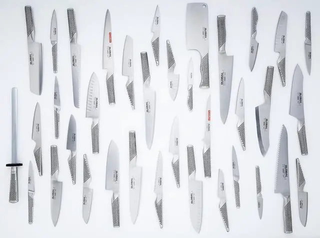 Alt view image 2 of 3 - Global GSF-4023 4 Piece Steak Knife Set