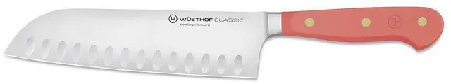Main image of Wusthof Classic 7-Inch Santoku Knife, Coral Peach