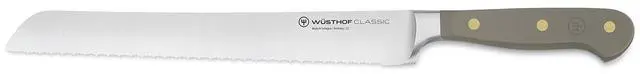 Main image of Wusthof Classic 9-Inch Double Serrated Bread Knife, Velvet Oyster