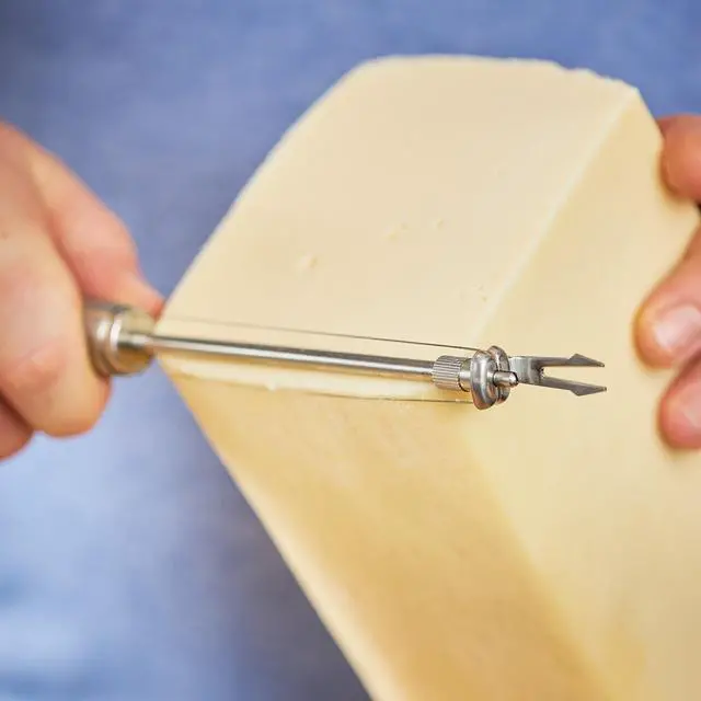 Alt view image 4 of 5 - Rosle Stainless Steel Wire Cheese Slicer, 9.8-Inch