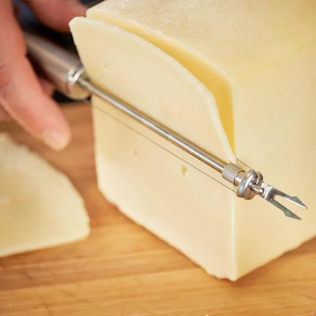 Alt view image 3 of 5 - Rosle Stainless Steel Wire Cheese Slicer, 9.8-Inch