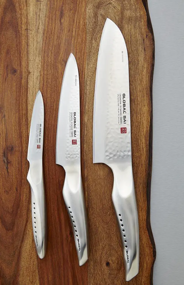 Alt view image 3 of 4 - Global SAI 3 Piece Knife Set