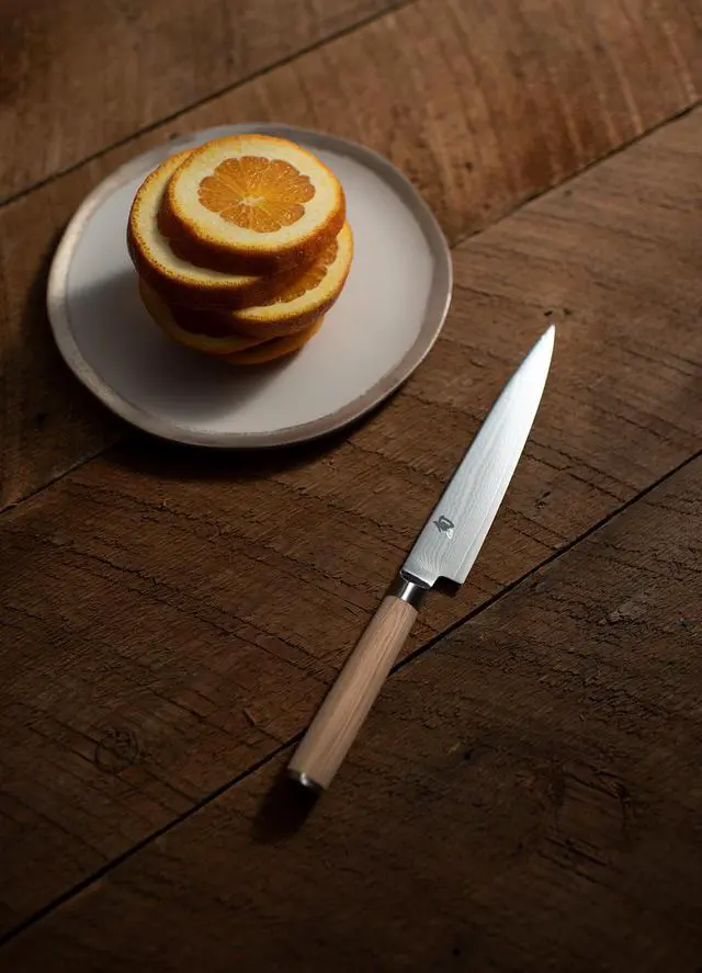 Alt view image 6 of 6 - Shun Classic Blonde 6-Inch Utility Knife