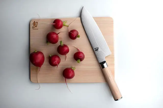 Alt view image 5 of 6 - Shun Classic Blonde 7-Inch Santoku Knife