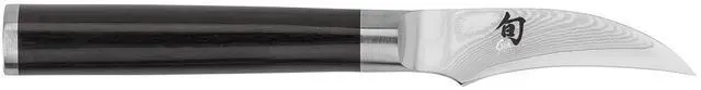 Alt view image 8 of 11 - Shun Classic 2.5" Bird's Beak Paring Knife with D-Shaped Pakkawood Handle, Ebony