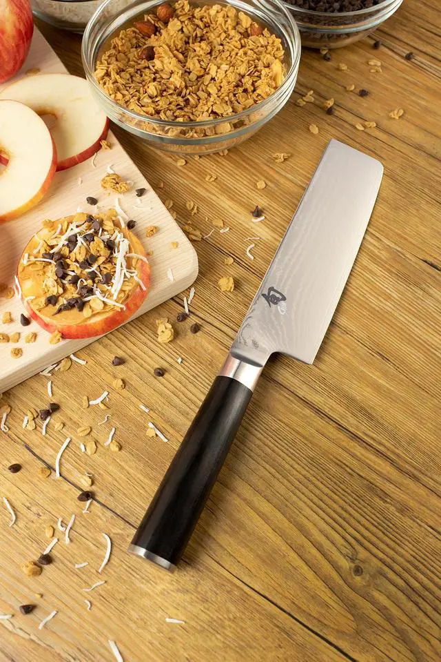 Alt view image 13 of 15 - Shun 6.5-in. Classic Nakiri Vegetable Knife