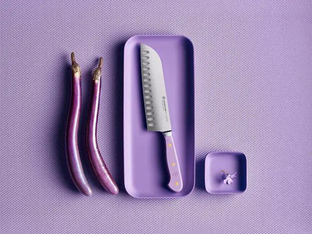 Alt view image 5 of 5 - Wusthof Classic 7-Inch Santoku Knife, Purple Yam