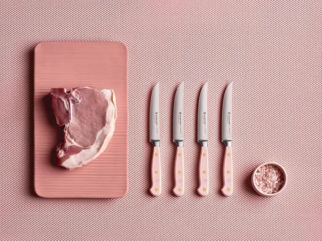 Alt view image 4 of 4 - Wusthof Classic 4.5-Inch Steak Knife, Pink Sea Salt