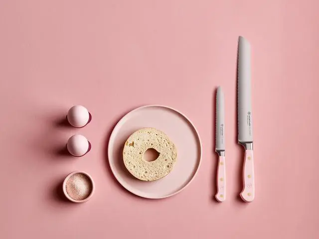 Alt view image 4 of 4 - Wusthof Classic 5-Inch Serrated Utility Knife, Pink Sea Salt