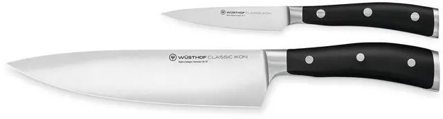 Main image of Wusthof Classic Ikon 2 Piece Cook's Knife Set W/ Chef's Knife & Paring Knife