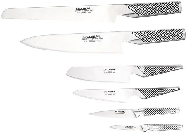 Alt view image 2 of 4 - Global 7-Piece Kabuto Knife Block Set