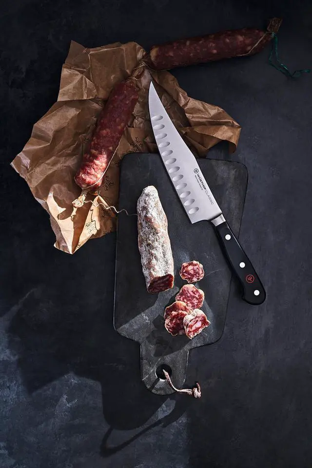 Alt view image 7 of 9 - Wusthof Classic 7" Craftsman Knife, Hollow Edge