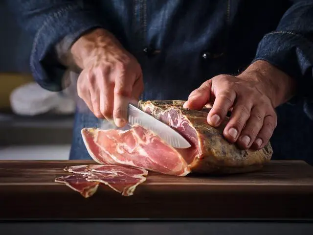 Alt view image 5 of 6 - Wusthof Classic 8 Inch Hollow Edge Carving Knife