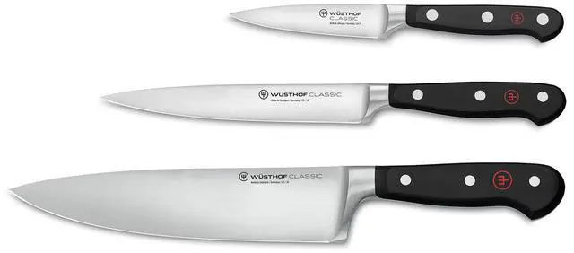 Main image of Wusthof Classic 3 Piece Chef's Knife Set