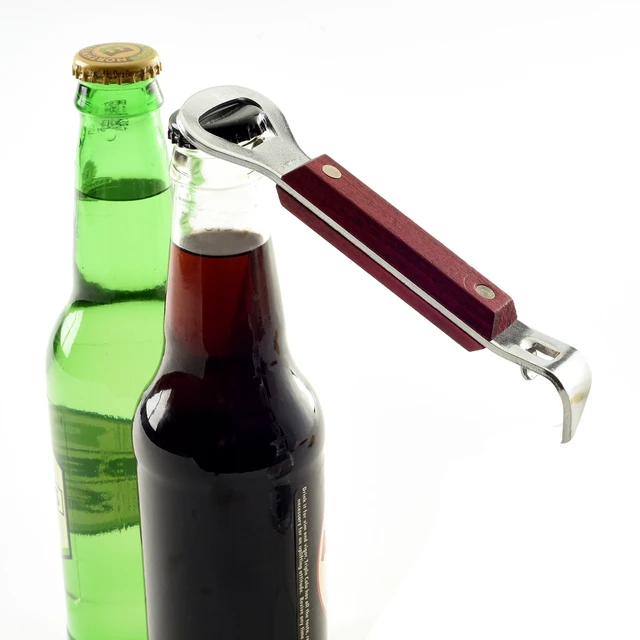 Alt view image 4 of 8 - Norpro, Brown Can Punch Bottle Opener