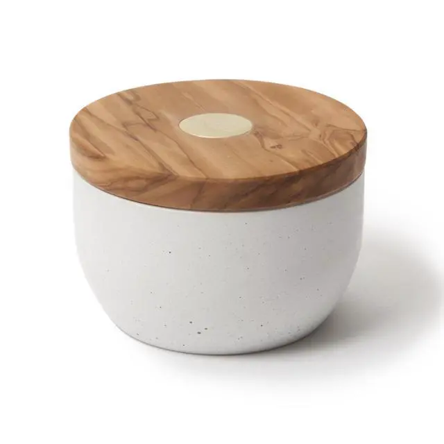 Alt view image 6 of 6 - Berard Round Salt Keeper Millenari White