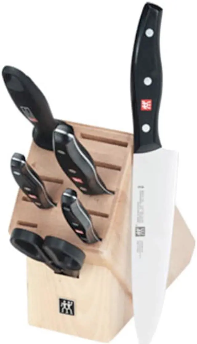 Alt view image 3 of 13 - Henckels Twin Signature - 7 PC Knife Block Set