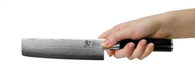 Alt view image 4 of 15 - Shun 6.5-in. Classic Nakiri Vegetable Knife