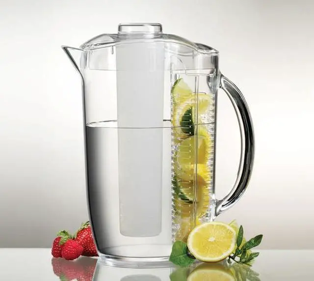Alt view image 5 of 12 - Clear Iced Fruit Infusion Natural Fruit Flavor Pitcher
