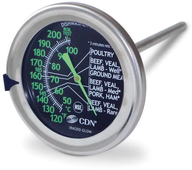 Alt view image 2 of 9 - CDN IRM200-GLOW ProAccurate Meat & Poultry Ovenproof Thermometer