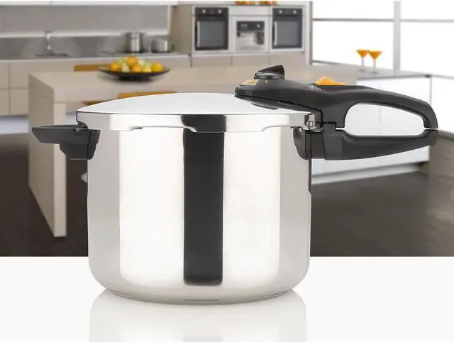 Alt view image 9 of 9 - Fagor Duo Stainless Steel 8 Quart Pressure Cooker 918060787