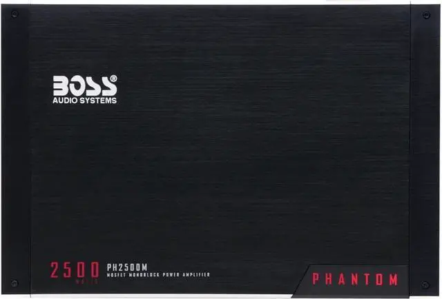 Alt view image 12 of 16 - New Boss Ph2500m 2500W Mono Block Phantom Series Car Audio Amplifier 2500 Watt