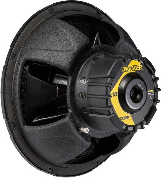 Alt view image 3 of 20 - Kicker Classic 15" Comp 4 Ohm SVC Subwoofer