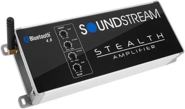 Alt view image 2 of 14 - Soundstream ST4.1000DB  Stealth Series 1,000w Class D 4ch. Amplifier