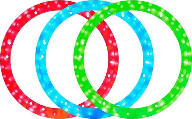 Alt view image 5 of 5 - Soundstream 8" RGB LED Speaker Rings for use with Soundstream WTS-8 Tower Speakers