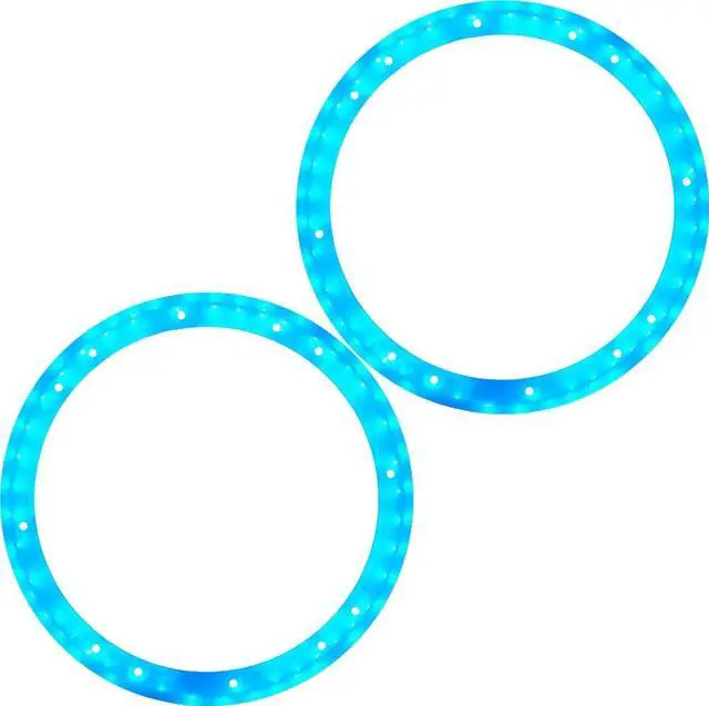 Alt view image 3 of 5 - Soundstream 8" RGB LED Speaker Rings for use with Soundstream WTS-8 Tower Speakers