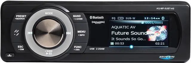 Alt view image 8 of 16 - Aquatic Av AQ-MP-5UBT-HS Digital Media Receiver w/Dock