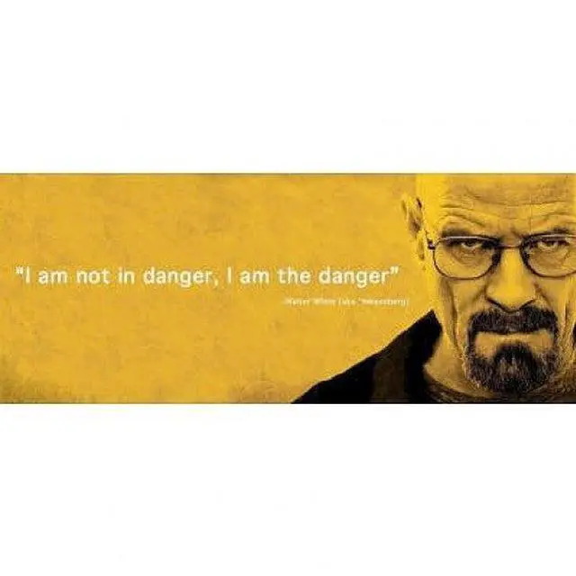 Main image of Breaking Bad Danger I Am The Danger Poster Print (34 x 22)