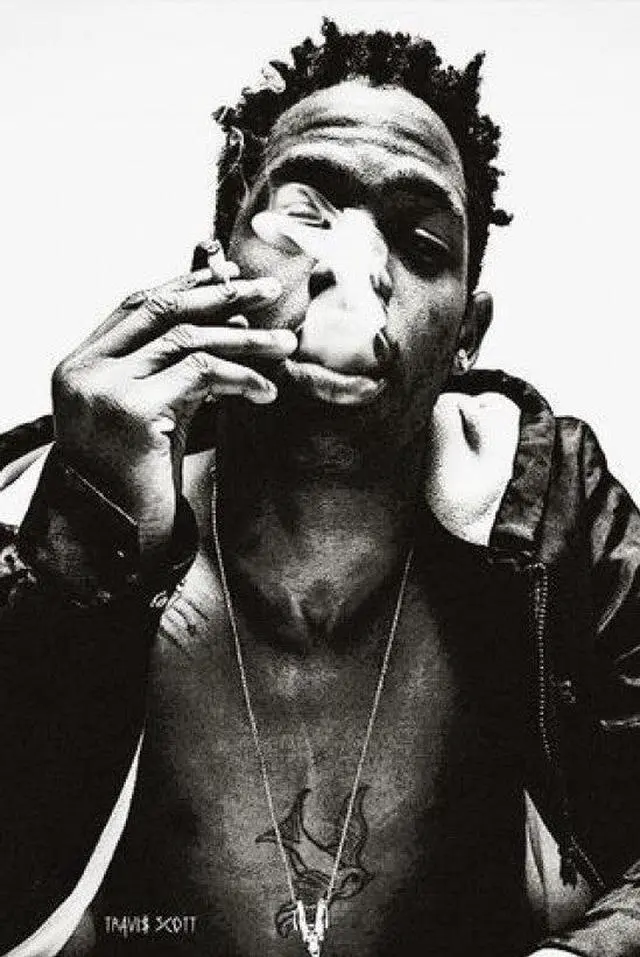 Main image of Travis Scott Smoke Poster Print (22 x 34)