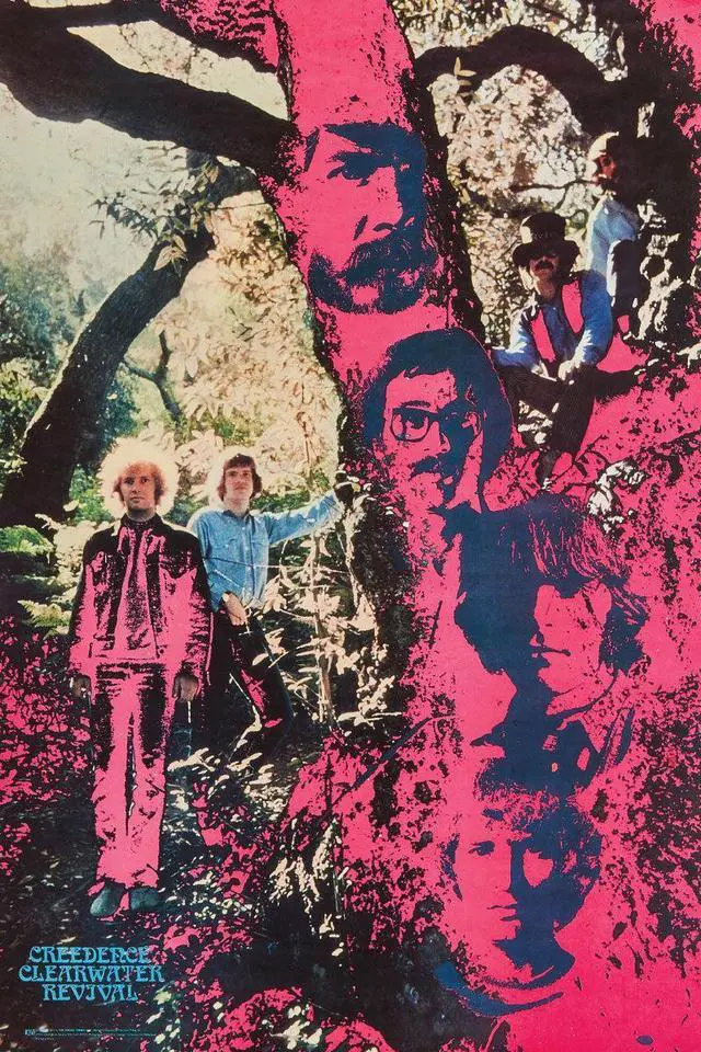 Main image of Creedence Clearwater Revival Ccr Trippy Poster Print (24 X 36)