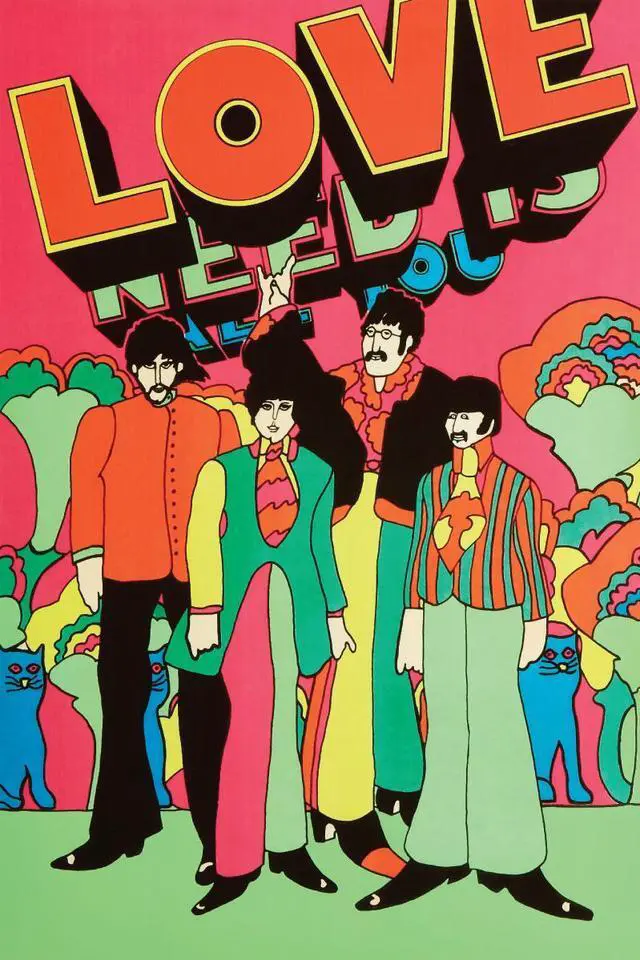 Main image of Beatles Love All You Need Is Love Poster Print (22 x 34)