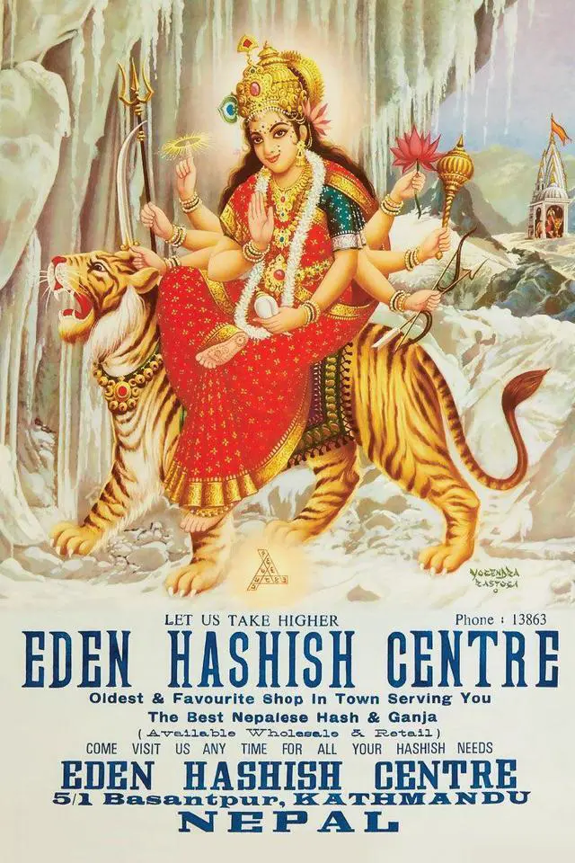 Main image of Eden Hashish Centre Nepalese Smoke Shop Ad Art Poster Print (22 x 34)