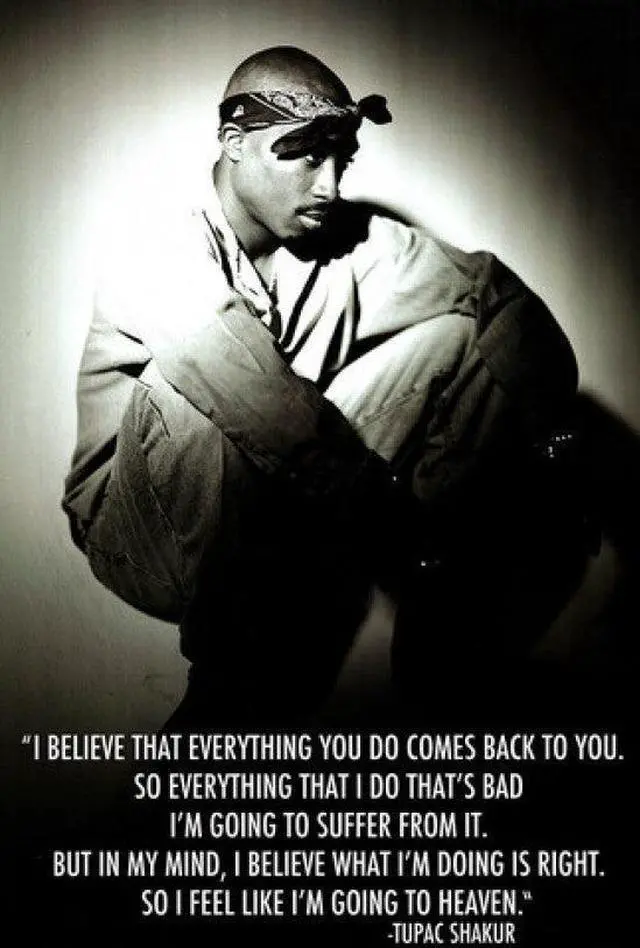 Main image of Tupac Quote I Believe Poster (24 x 36)