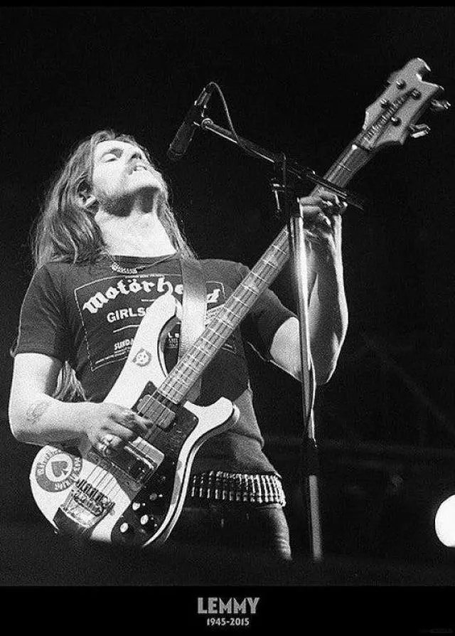 Main image of Lemmy Live Live Bw Poster Print (22 x 34)