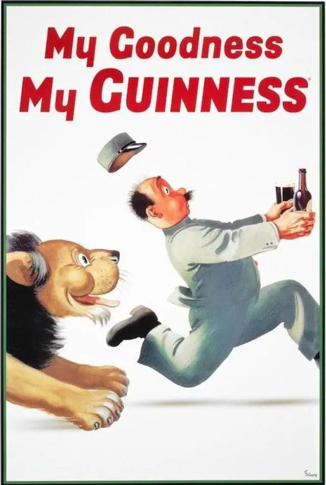 Main image of My Goodness, My Guinness Vintage Ad Poster Print (36 x 24)