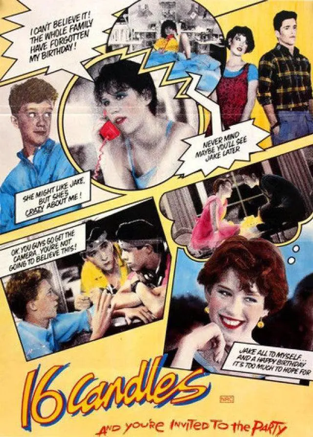 Main image of Sixteen Candles Collage Poster Print (22 x 34)