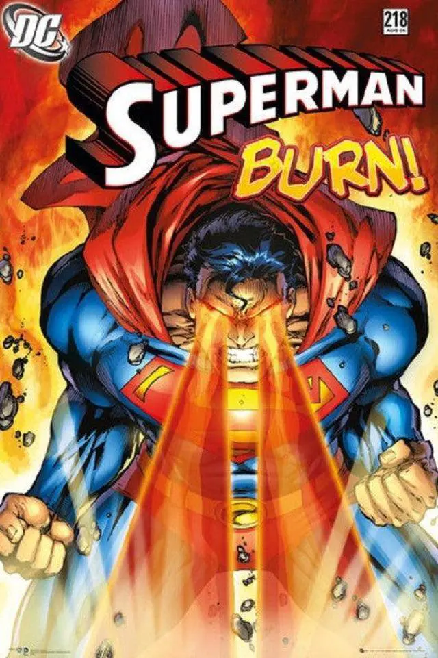 Main image of Superman - Burn Poster Print (22 x 34)