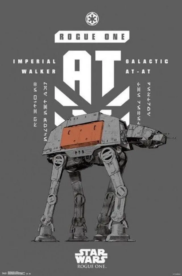 Main image of Star Wars Rogue One - Walker At - Poster Print (22 X 34)